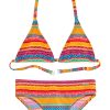 Buffalo Triangel-Bikini Lux Kids mit abstraktem Druck