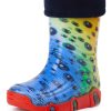 Ladeheid Children's Lined Wellington Boots | EU Made | Durable & Stylish