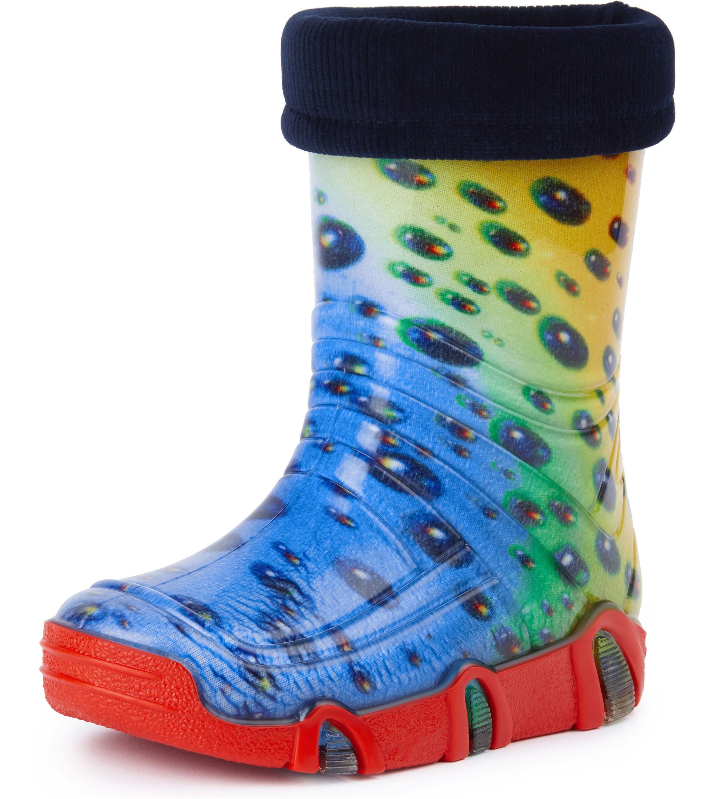 Ladeheid Children's Lined Wellington Boots | EU Made | Durable & Stylish