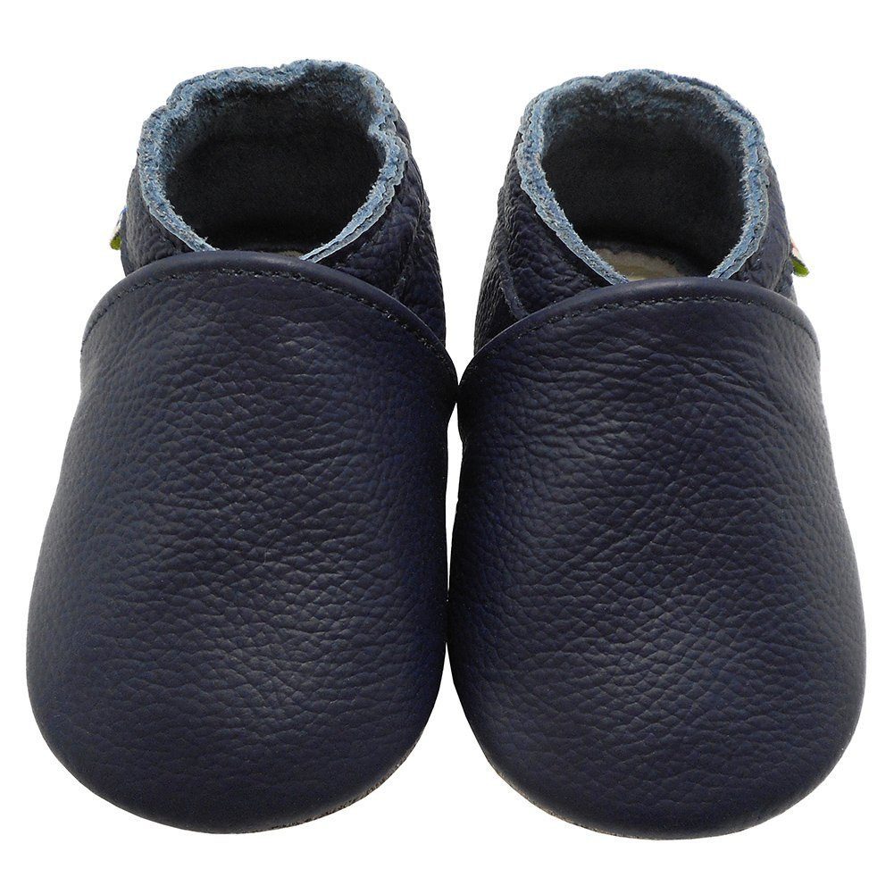 Yalion® Genuine Leather Baby Shoes - Soft Crawling, First Walking & Indoor Slippers