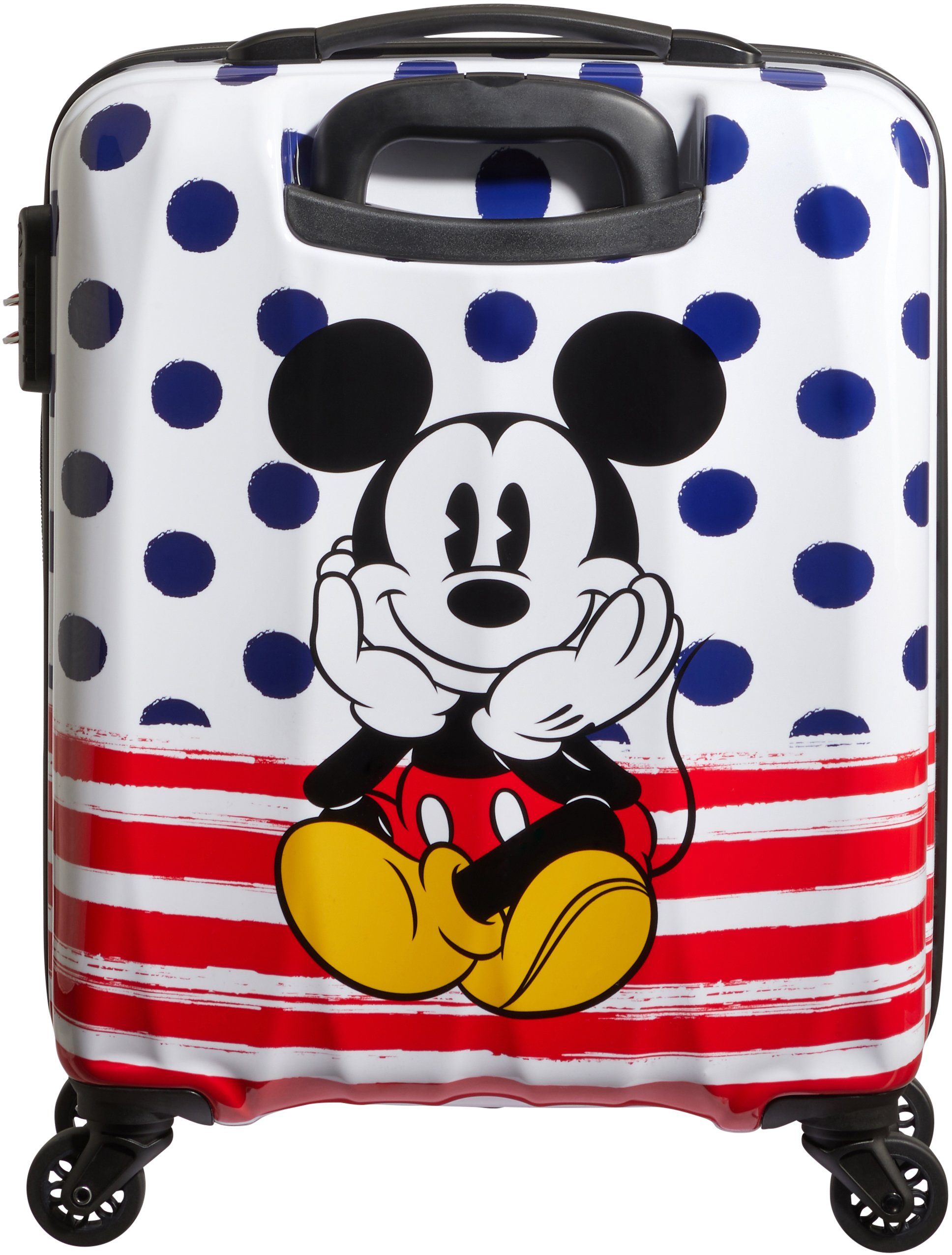 American Tourister Disney Legends 55cm Kids Trolley - Mickey Blue Dots