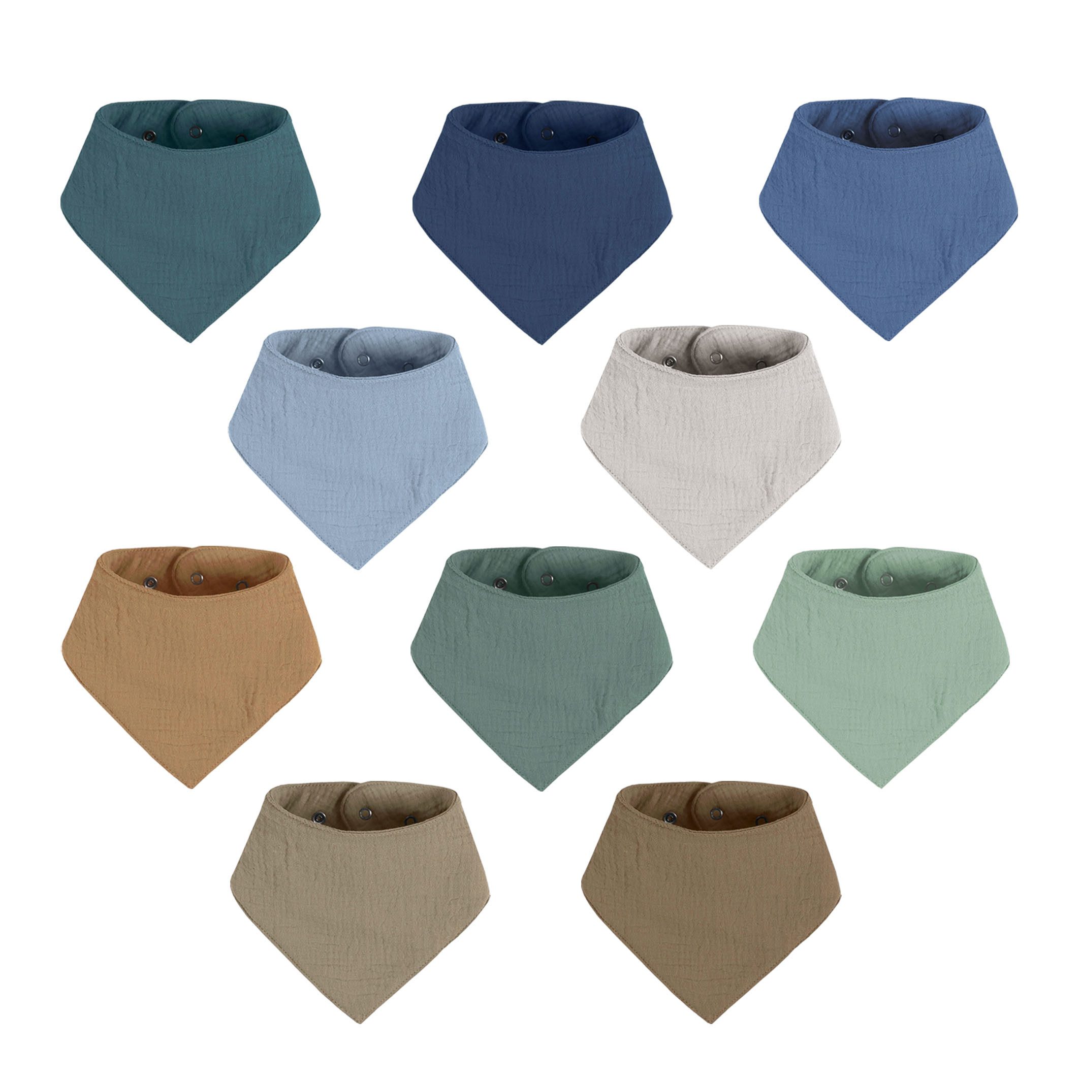 Artee Little Dutch Muslin Bib Set | Soft Organic Cotton Baby Bibs 0-18 Months