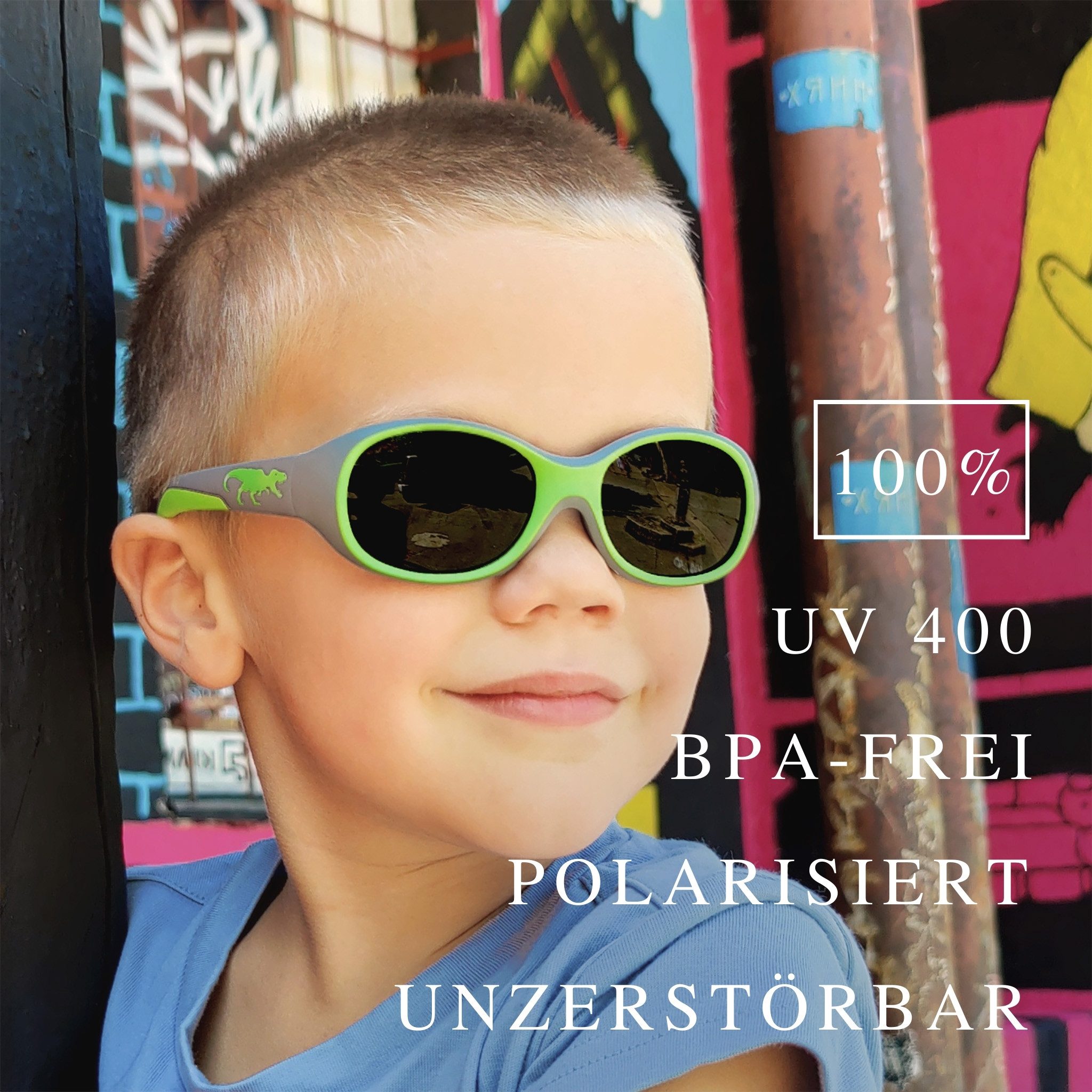 ActiveSol Kids @school sports Polarisierten Kinder-Sonnenbrile petrol/türkis