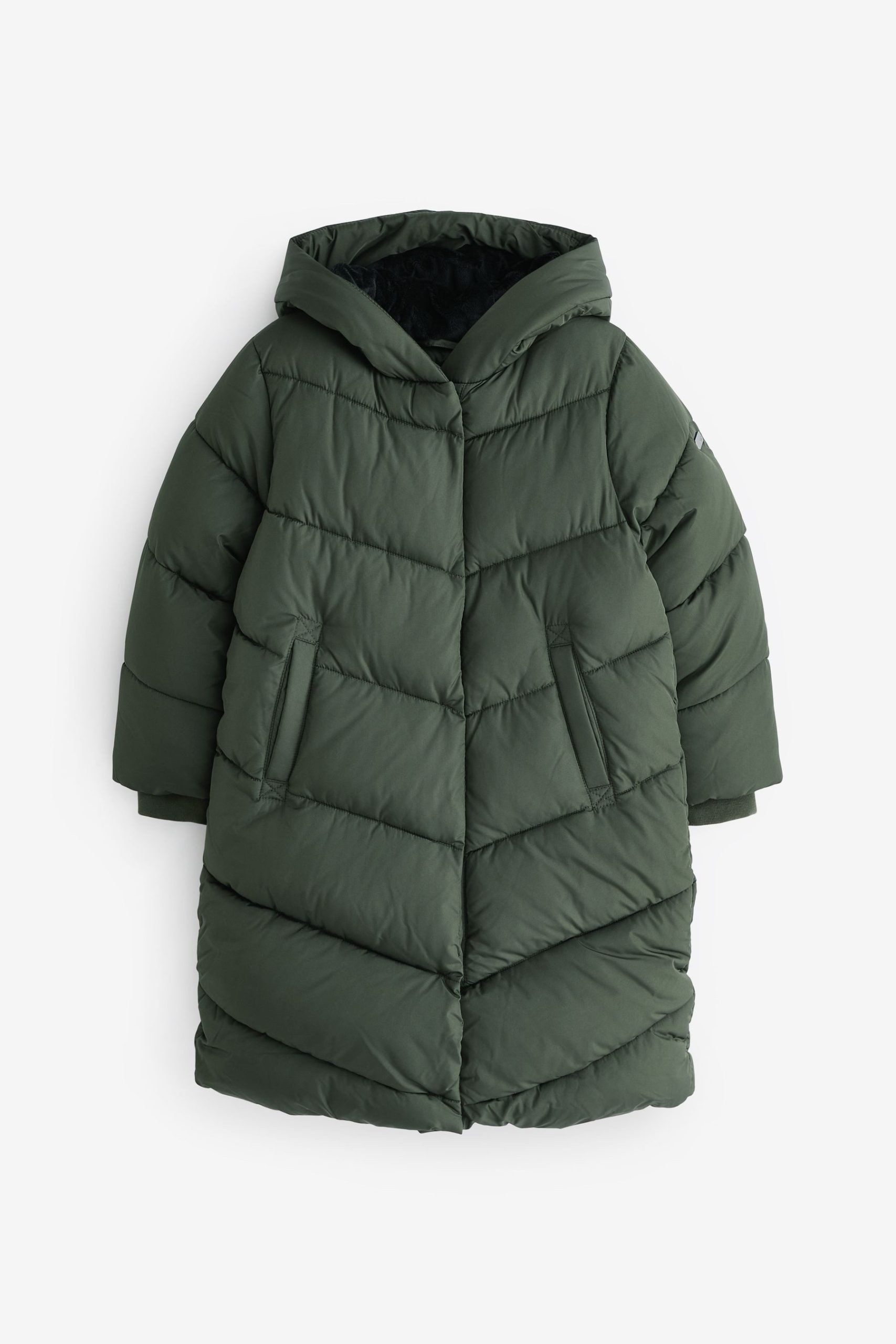[Origin Brand - Placeholder, adapt as needed] Long Quilted Coat - Water-Resistant & Stylish