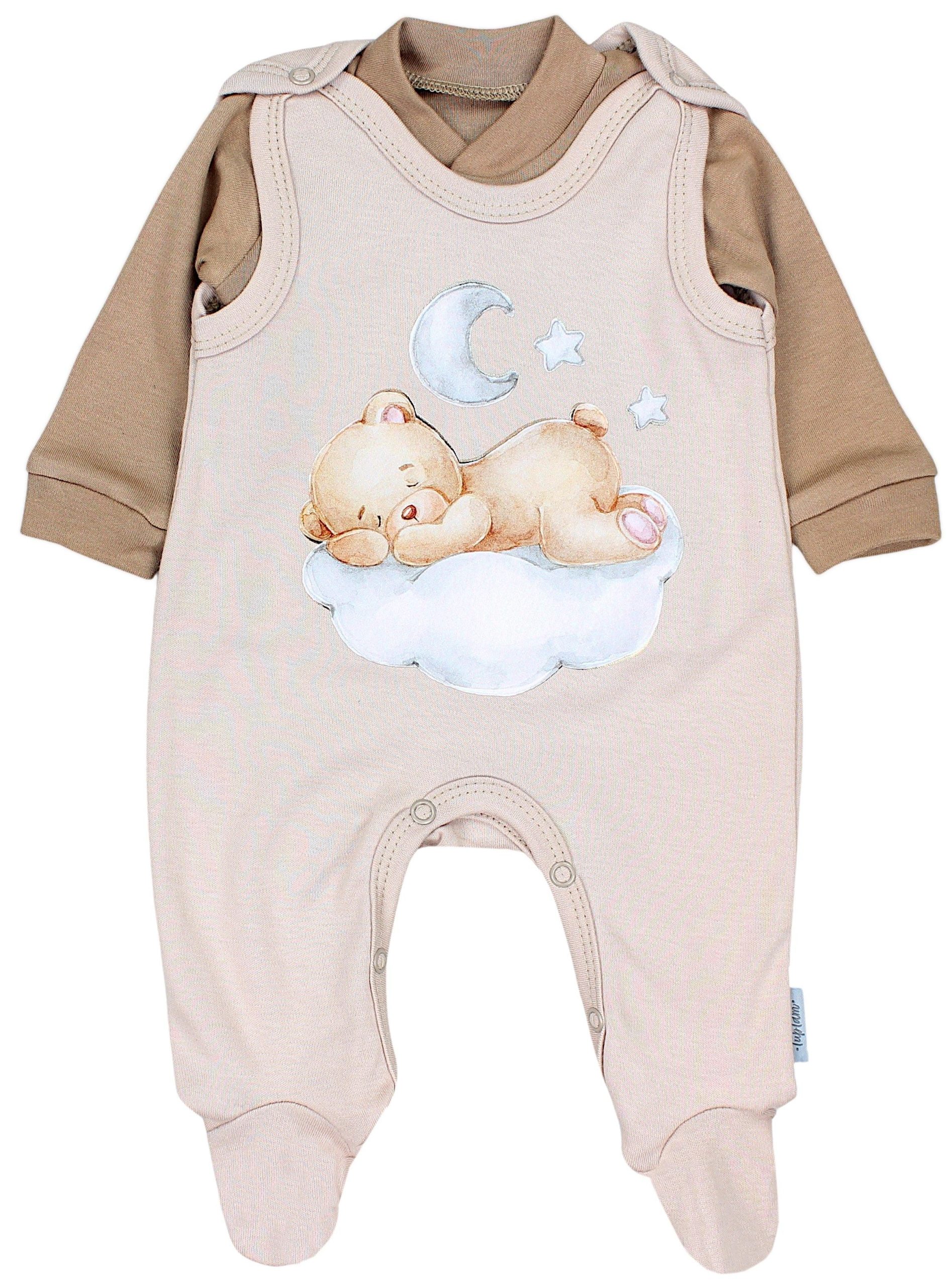 TupTam Baby Romper Set - Organic Cotton Animal Print & 'I Love Mum' - Girl & Boy
