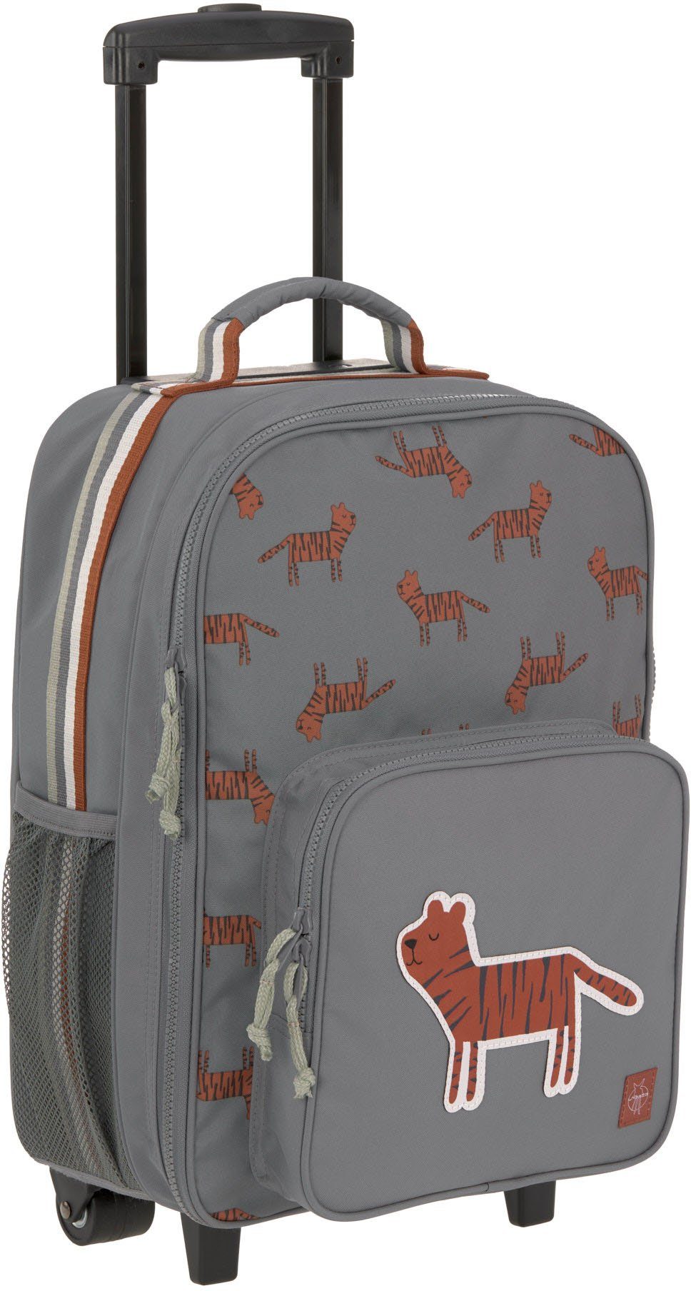 LÄSSIG Kinderkoffer Safari Tiger Grey