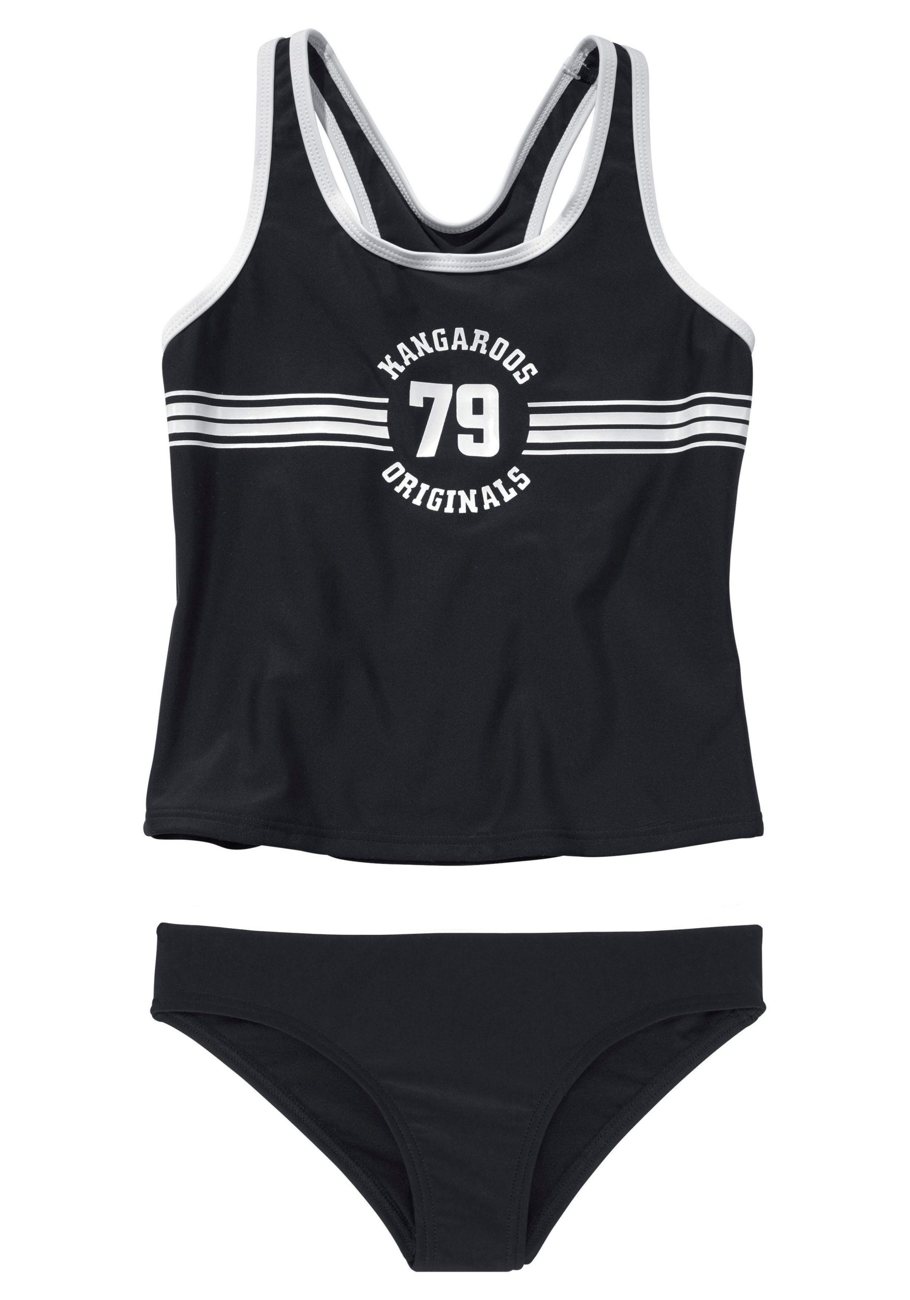 KangaROOS Sporty Tankini Swimsuit - Girls' Playful Two-Piece Swimwear