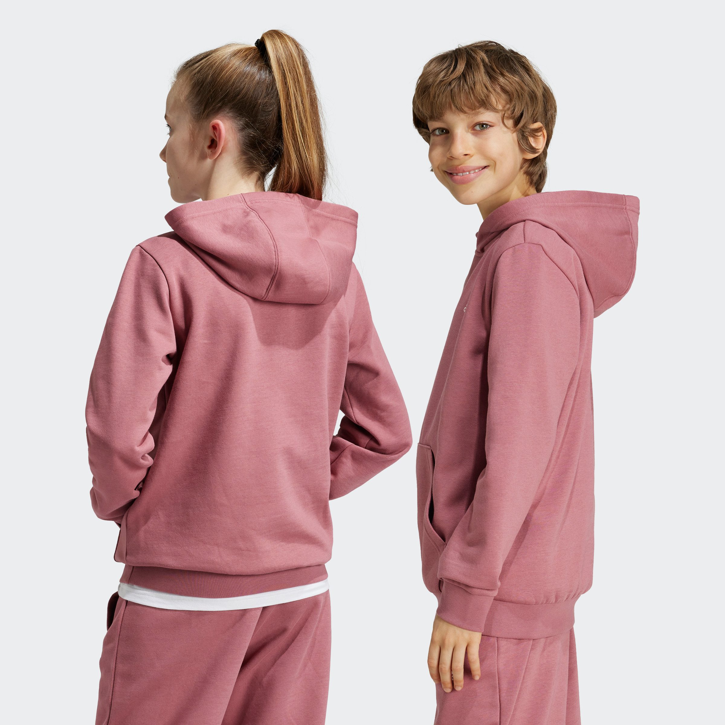 adidas Junior J SL FC FL HD Fleece Hoodie - Sportswear Kapuzensweatshirt