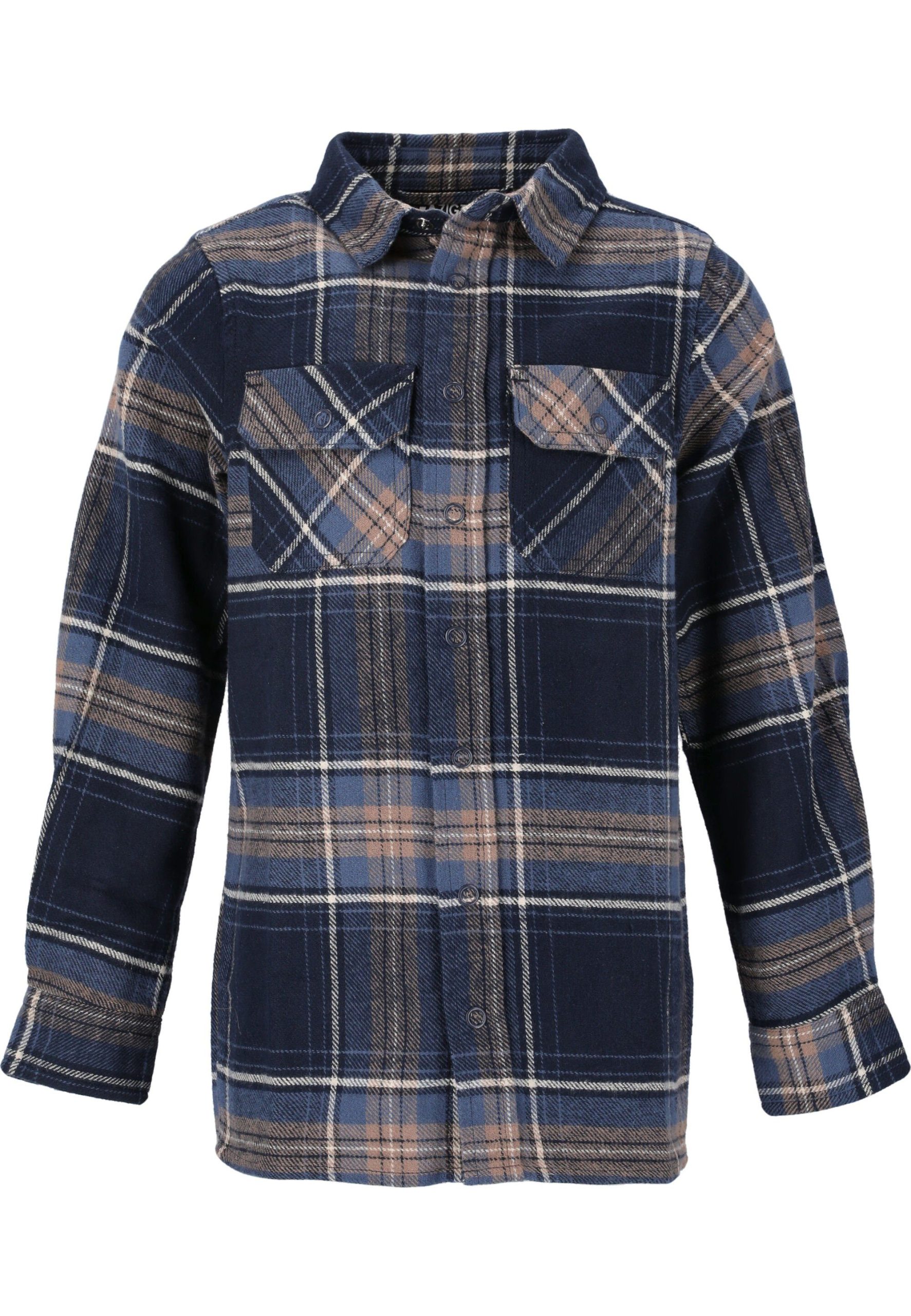 ZIGZAG Marley Fleece Shirt - Kids' Classic Karomuster Style