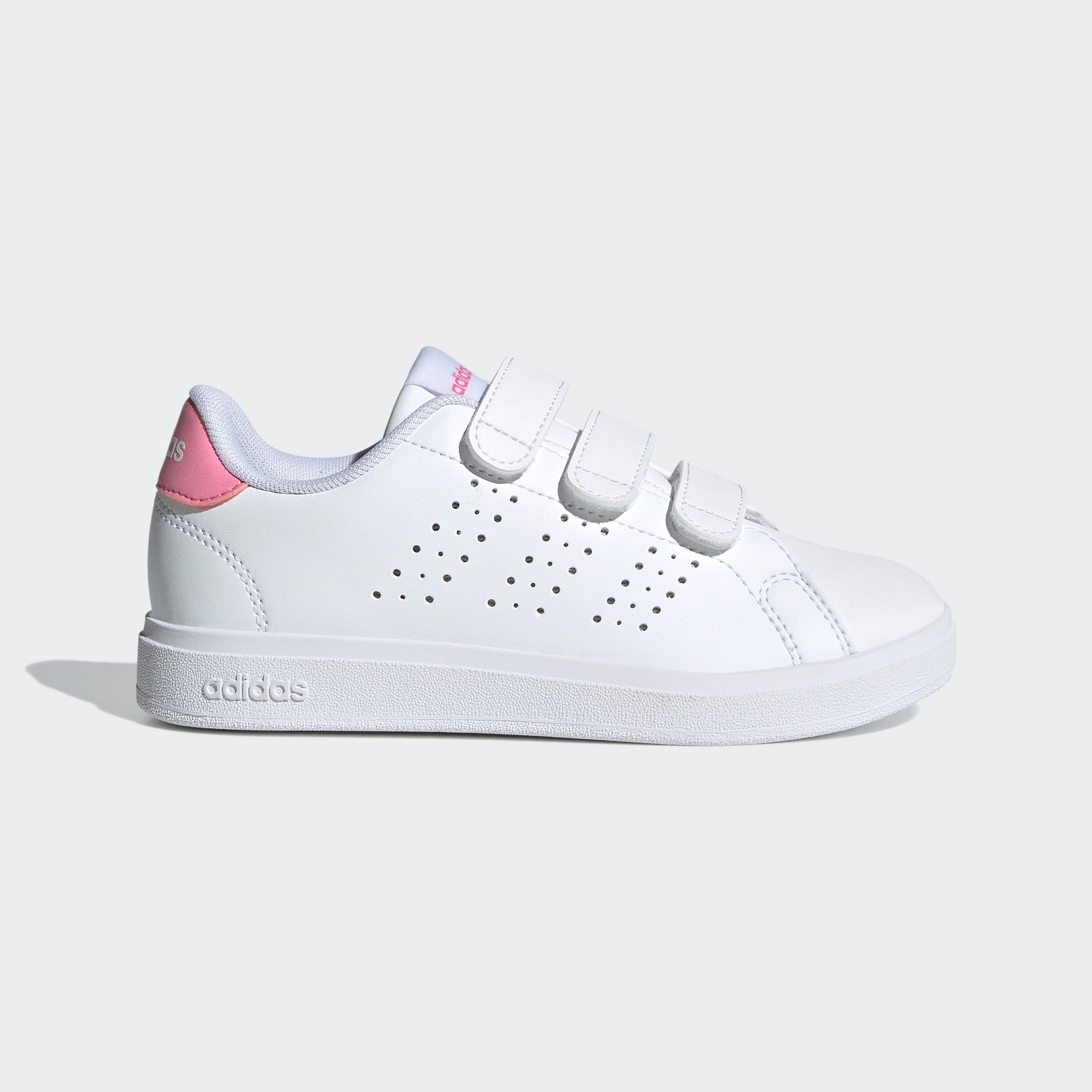 adidas Advantage Base 2.0 Kids Klettschuh: Inspired by Stan Smith Design
