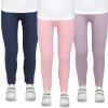TupTam Girls' Thermal Leggings - Opaque Leggings, Winter Leggings, 3-Pack
