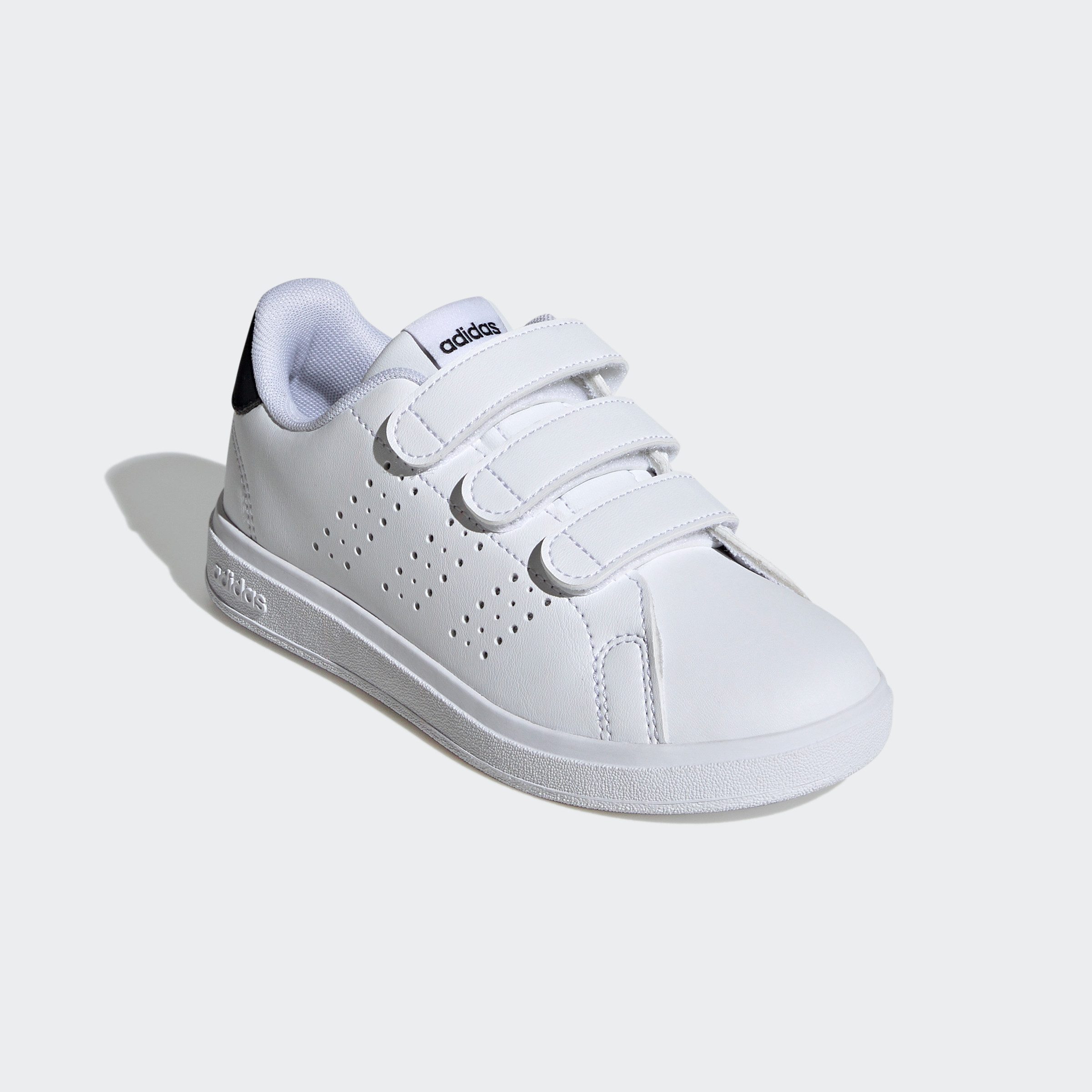 adidas Advantage Base 2.0 Kids Klettschuh: Inspired by Stan Smith Design