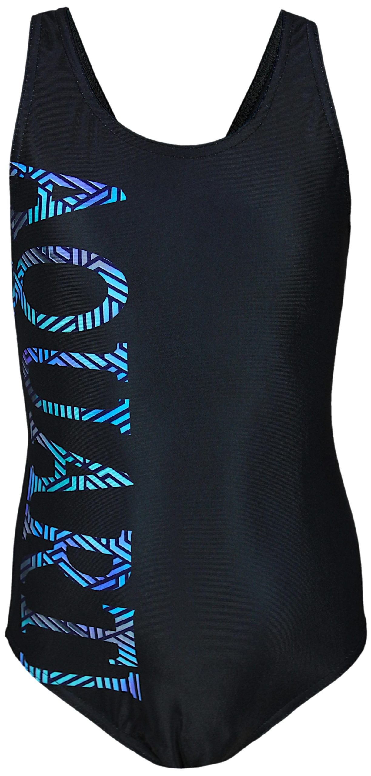 Aquarti Girl's Chlorine Resistant Swimsuit - Muscleback Design