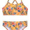 Bench Maui Kids Bustier-Bikini mit trendigem tropischem Druck