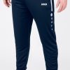 Jako Active Training Pants - Youth Football - Marine/Neon