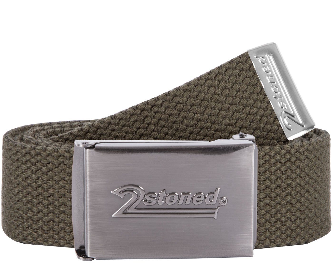 2Stoned Unisex Textile Belt with Matte SPEED Buckle - Adjustable & Customizable
